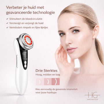 Premium Facial Massager with LED Light Therapy & EMS