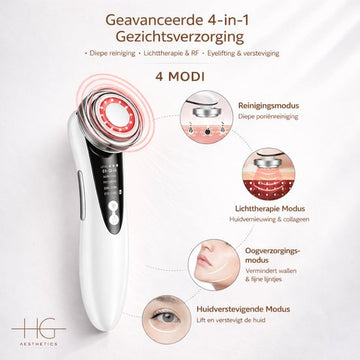 Premium Facial Massager with LED Light Therapy & EMS