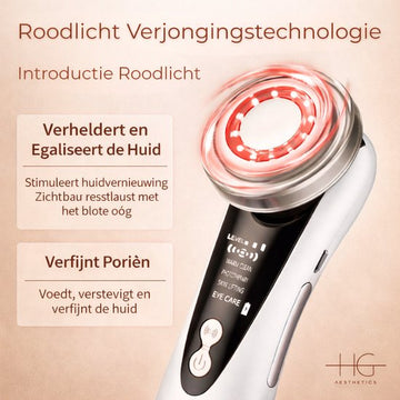 Premium Facial Massager with LED Light Therapy & EMS