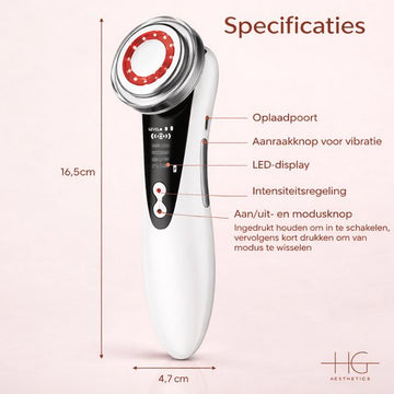Premium Facial Massager with LED Light Therapy & EMS