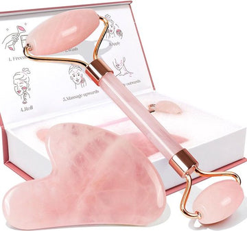 HG 100% Pure Authentic Rose Quartz Face Roller