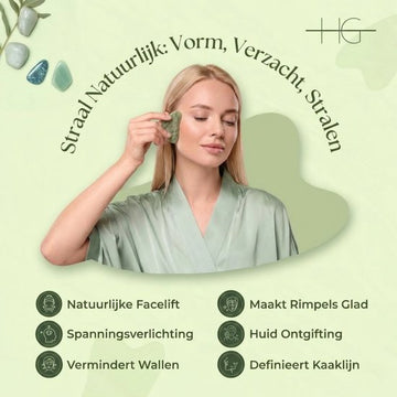 HG Aesthetics | Authentic Jade Roller | Green