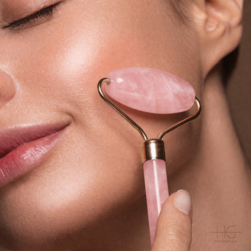 HG 100% Pure Authentic Rose Quartz Face Roller