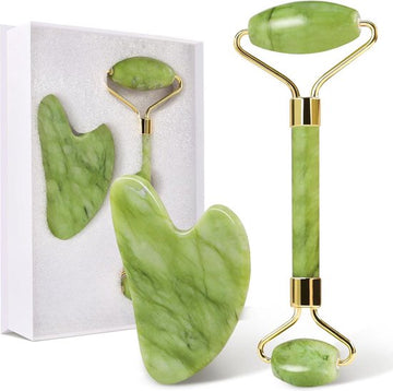 HG Aesthetics | Authentic Jade Roller | Green