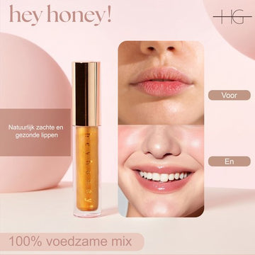 HeyHoney Tinted Lip Oil | Sparkly Mango | with SPF (10 ML)