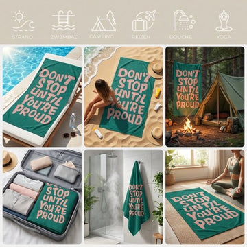 HG Micro-fiber  Beach Towel | Green | Bath Towel | Travel towel