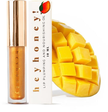 HeyHoney Tinted Lip Oil | Sparkly Mango | with SPF (10 ML)