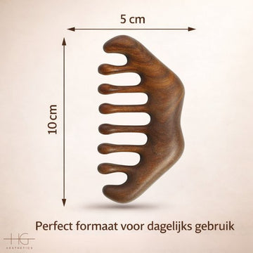 Natural Sandalwood Hair Comb
