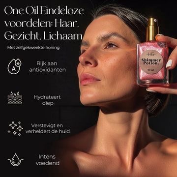 Shimmering Potion l Hydraterende, glinsterende droge olie voor lichaam en gezicht