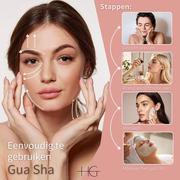 HG 100% Pure Authentic Rose Quartz Face Roller