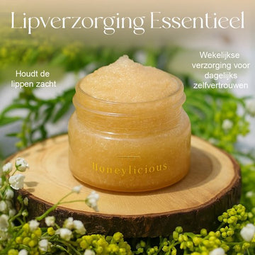 Honingzoete lippenexfoliant
