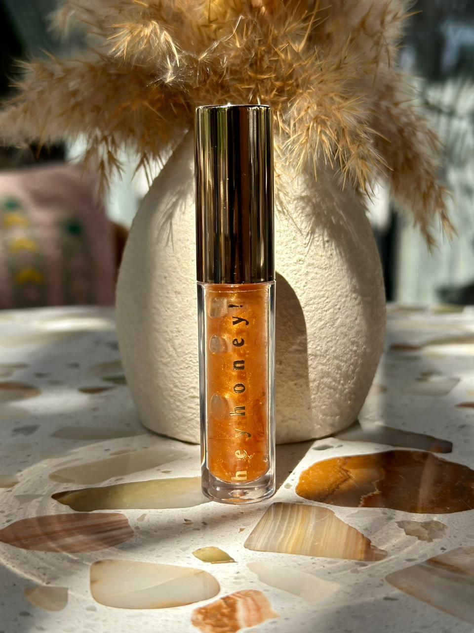 HeyHoney Getinte Lipolie | Sparkly Mango | met SPF (10 ml)