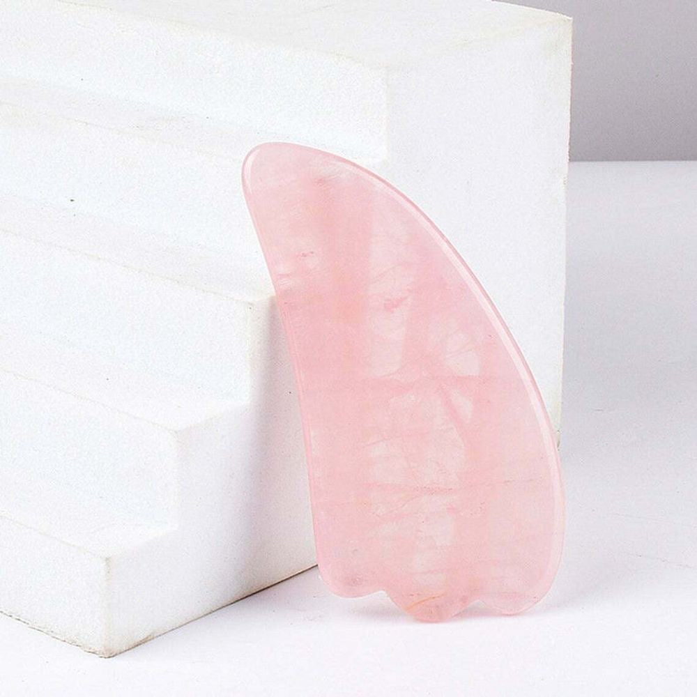 HG Aesthetics | Authentieke rozenkwarts traanvorm | Gua Sha