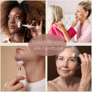 HG 100% Pure Authentic Rose Quartz Face Roller